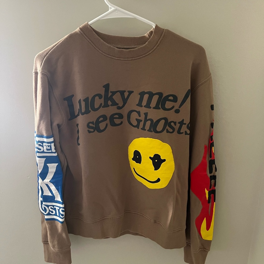 crewneck sweatshirt lucky me I see ghost size M